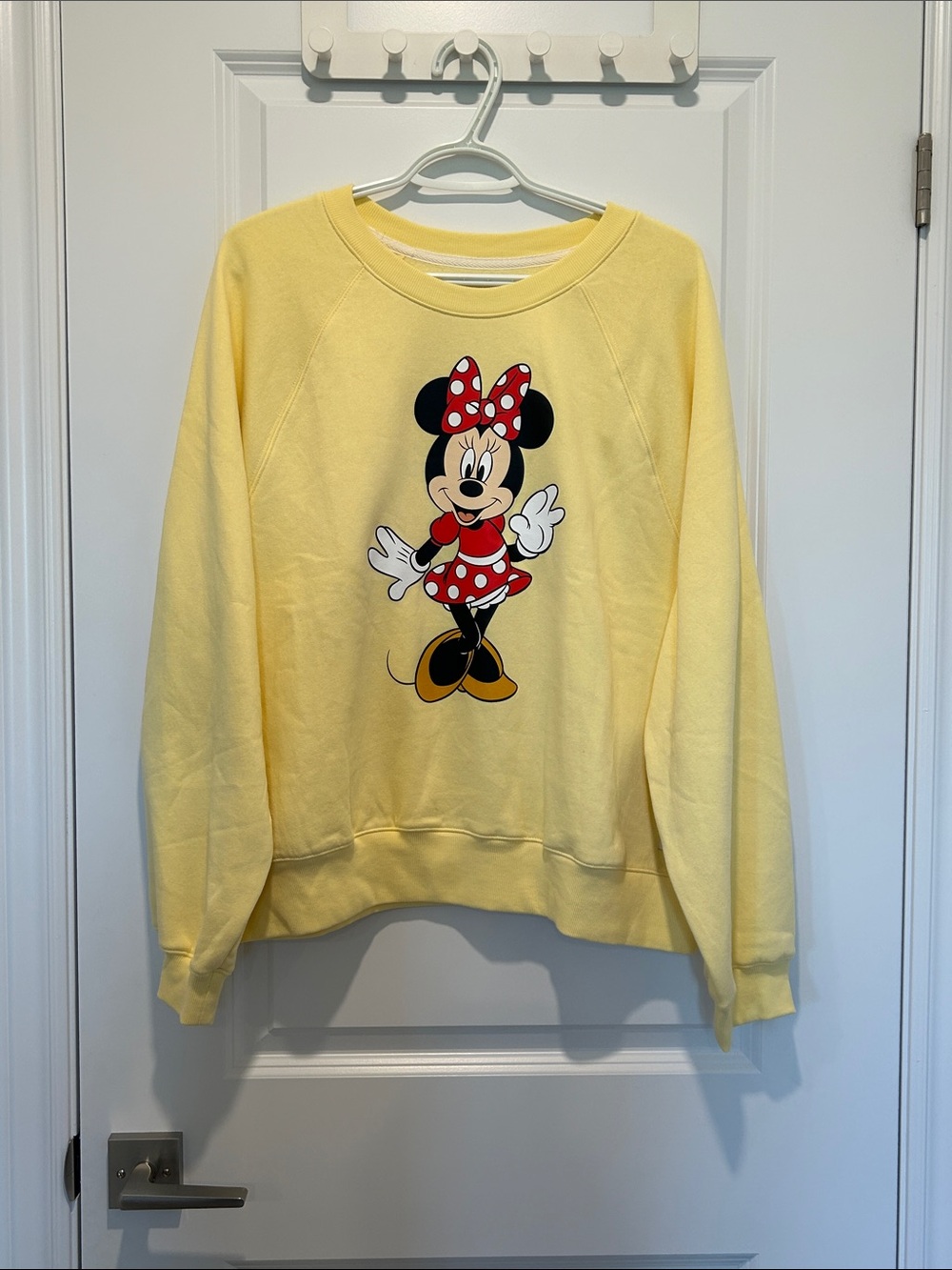Yellow Minnie Mouse Graphic Sweatshirt